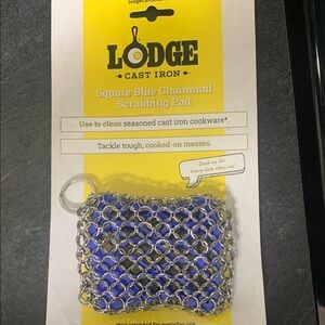 Lodge Blue Chainmail Scrubbing Pad